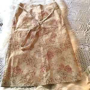 Jupe En Lin Pour Femme Tristan & Iseut Taille 7 - Bleu Marine - Occasion Excellent état